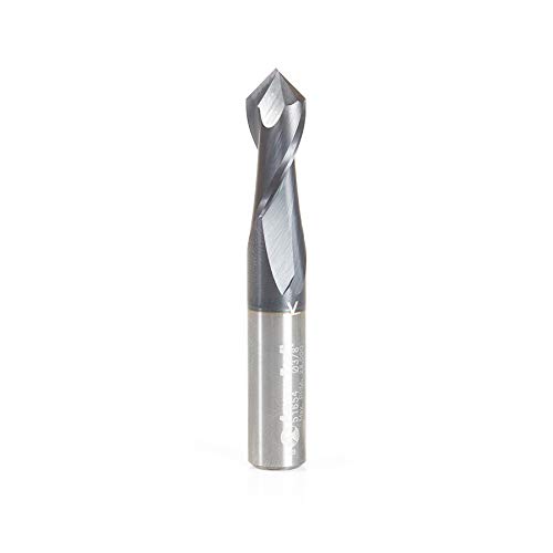Amana Tool - 51654 High Performance CNC Solid Carbide 90° 'V' Spiral Drills with AlT