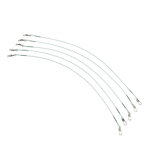 Alomejor Steel Fishing Leader, set de 100 piezas, 30 cm miniatura 2