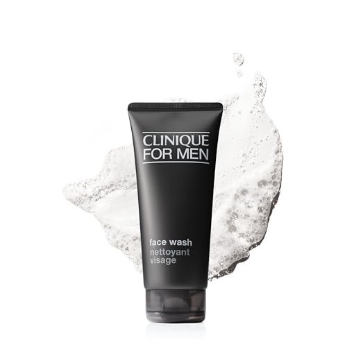 Clinique For Men Face Wash For Normal To Dry Skin Types | Mild Facial Cleanser | With Aloe Vera + Sucrose | Cleanses + Refreshes, 6.7 Fl Oz