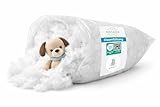 Sensalux Kissenfüllung 1 kg – Hochbauschiges Füllmaterial für Kissen, Plüschtieren und DIY-Projekte, allergieneutral & babygeeignet, waschbar bis 95 °C, Standard 100 by Oeko-TEX