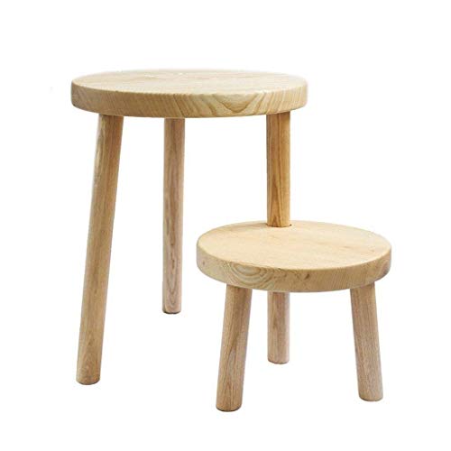 Taburete de madera maciza con estructura reforzada para cocina 2