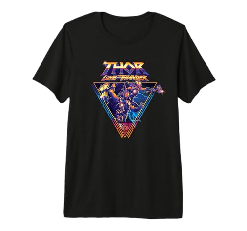 Image of Thor Love & Thunder Logo Triangle Premium T-Shirt