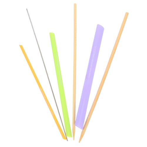 MAGICLULU 6Pcs Quick Turn Fabric Tube Turners Sewing Accessories Kit Multipurpose Cloth Turning Tools for Needlework Supplies DIY Craft Hand Sewing Projects