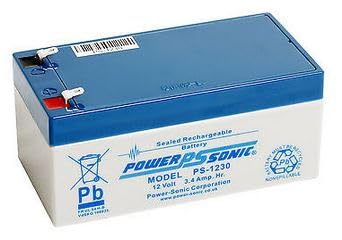 Batterie rechargeable plomb scellé 12V 3,4Ah Powersonic PS-1230 SLA