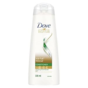 Dove Hair Fall Rescue, Conditioner, 335ml, for Weak & Frizzy Hair , with Nutrilock Actives, to Strengthen Hair, Deep Nourishment to Damaged Hair