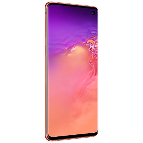 Samsung Galaxy S10 Factory Unlocked Android Cell Phone | US Version | 128GB of Storage | Fingerprint ID and Facial Recognition | Long-Lasting Battery | U.S. Warranty | Flamingo Pink