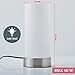 B.K.Licht Lámpara de mesa táctil máx. 40 W E14, Altura 245 mm...
