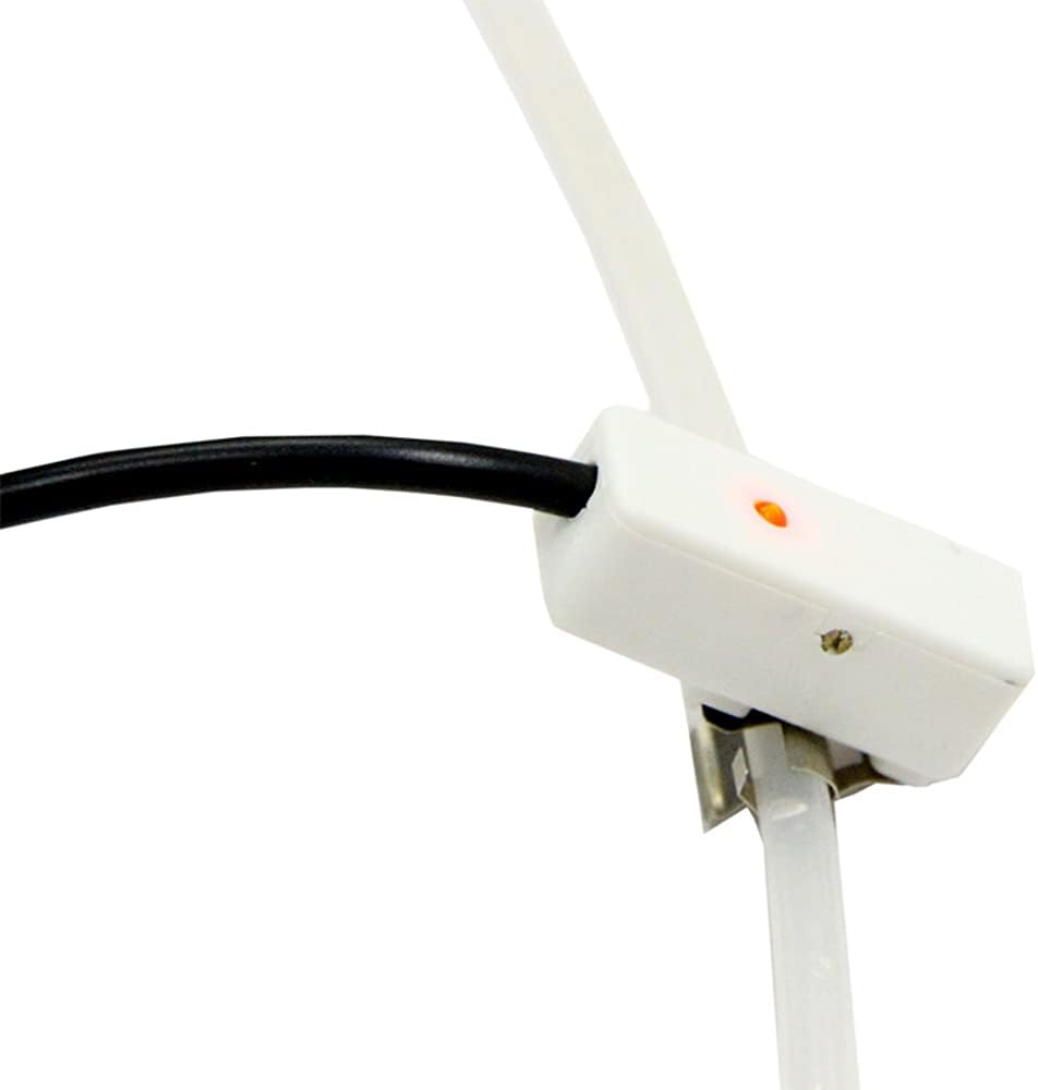 Taidacent 24V PNP Output Small Tube Liquid Level Sensor Clip Type Probe Capacitive Non Contact Water Level Sensor for 5-10mm Outer Diameter Non-Metallic Container Pipe