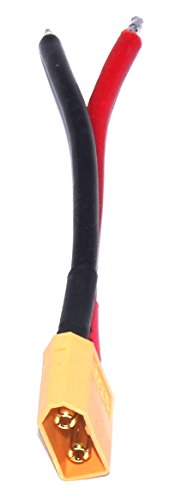 Image of MAENT 1PCS XT60 Connector Male W /Housing 10CM Silicon Wire 14AWG