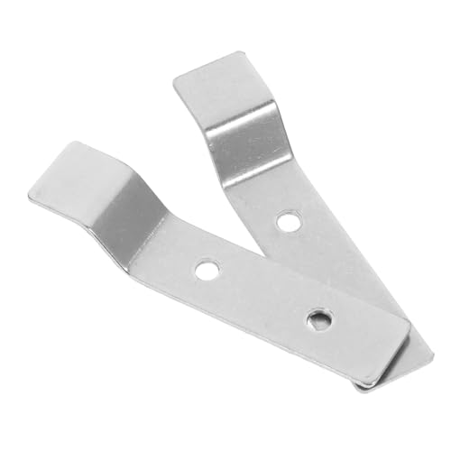 OSALADI 1 Set Urinal Hook Toilet Base Plate Urinals Wall Mount Bracket Urinal Accessory Urinal Hanger Bracket Urinal Mounting Bracket Urinal Wall Hook Urinal Part Silver Stainless Steel