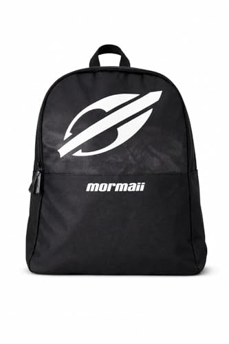 Mormaii Mochila Esportiva, Preta, com Logo Estampado, Estilo Casual e Aventura