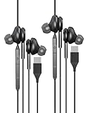 Maintien sûr et son stéréo : le câble des écouteurs au design intra-auriculaire bloque le bruit extérieur et assure ainsi une excellente qualité sonore. La forme du casque est unique et ergonomique et en fait un bel accessoire pour votre téléphone ou d'autres appareils USB-C. (Remarque : Si les écouteurs n'ont pas de son lors de l'utilisation sur les appareils mobiles, allez dans « Options de développement des paramètres », recherchez « Désactiver le routage audio USB » et fermez cette option.)