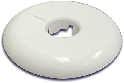 Jones Stephens F07300 3 IPS White Flex Floor/Ceiling Plate - White