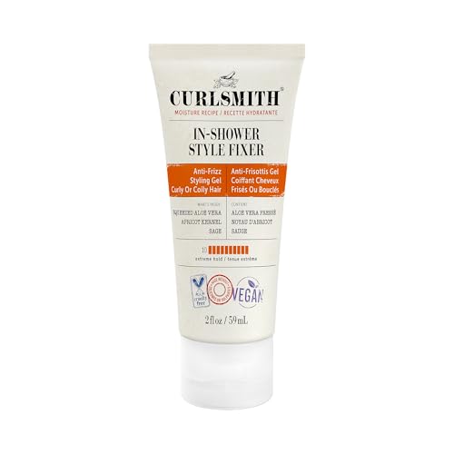 Curlsmith - In-Shower Style Fixer - Veganes Styling-Gel mit extremem Halt für trockenes, gewelltes, lockiges oder krauses Haar (59ml)