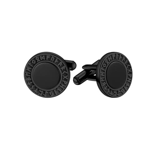FaithHeart Mens Cufflinks Norse Viking Tuxedo Business Shirt Cuff Links