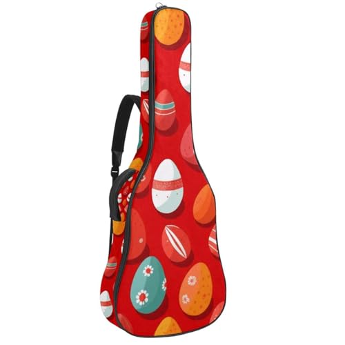 Étui pour guitare acoustique de 101,6 cm imperméable avec poches amples et éponge antichoc