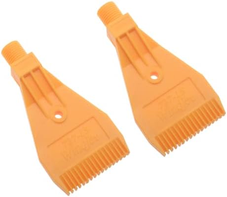 2‑Pack Orange Flat Blowing Nozzle, 1/4 Inch Male Thread ABS image 5