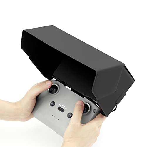 Hensych Capote de smartphone pliable pour Mini 3 Pro/Mavic Air 2/2S/Mini 2/Mavic 3 pour téléphone portable, écran de téléphone, pare-soleil pour téléphone portable, taille maximale (190 mm x 100 mm)