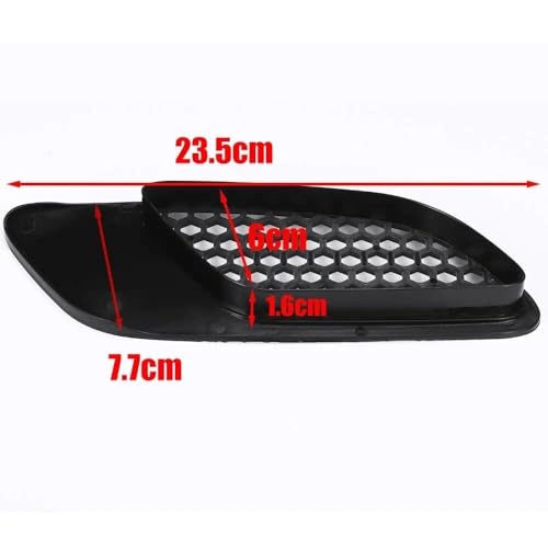 Cubierta de ventilación del capó premium para rejillas de BMW M3 3