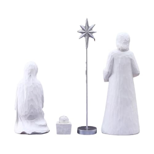 Crèche de Noël compacte pour optimiser la décoration de la maison - 7