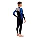 Kids Wetsuit for Boys Toddlers by Scubadonkey | Wetsuit for Kids in 2.5mm Neoprene UPF 50+ | Meets CPSC Safety Requirements (Grey/Blue, 2)