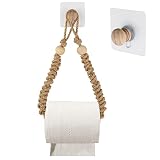 Toilettenpapierhalter ohne Bohren Vintage Handtuchhalter Klopapierhalter Klopapierrollenhalter WC Papier Halterung für WC Badezimmer Bad Vintage Dekoration Industrie Seil