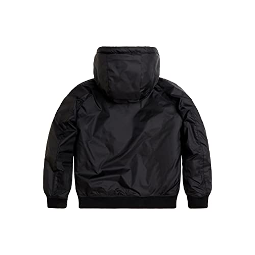 GUESS Boys' All Over Printed Reversible Padded Jacket4