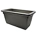 CABLEPELADO Jardinera Alta, Jardinera para balcón, Macetero Rectangular, Maceta Rectangular, Apto balcón, jardín, Patio, Interior o Exterior, 60 cm Ancho x 27.5 cm Altura, Plástico, Negro