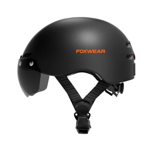 Smart Bike Helmet with 1080P Camera and Security Lights
