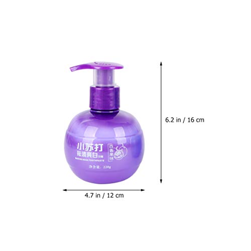 Soda Toothpaste Toothpaste 2 Bottles Baking Soda Toothpaste Toothpaste Care Toothpaste Fruity (Blueberry And Passion Fruit) Bulk Toothpaste #TOP2