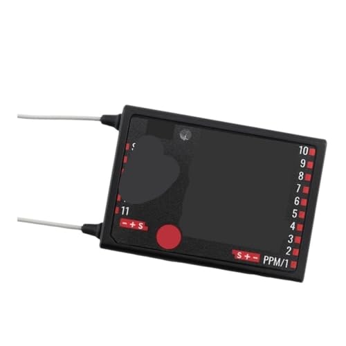 Récepteur SR12 12 canaux 2.4G à double antenne pour modèles réduits de voitures et bateaux RC