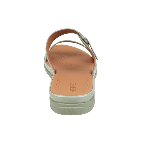 Image of Metro Women Synthetic Leather Comfort & Fashion Slip-on Chappal