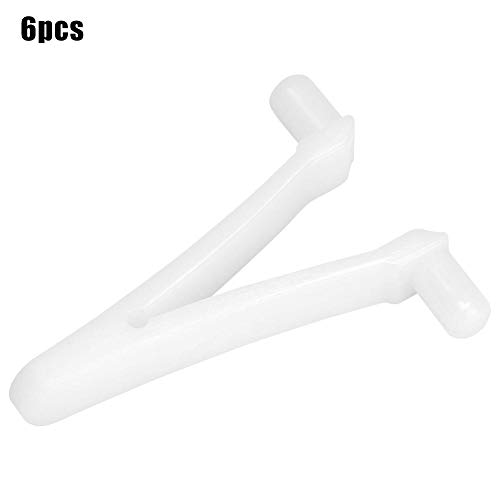 Wifehelper 6PCS Pool Supply Butterfly V Clip for Pool Spa Brush, Leaf Rake, Leaf Skimmer, Vacuum Head Compact