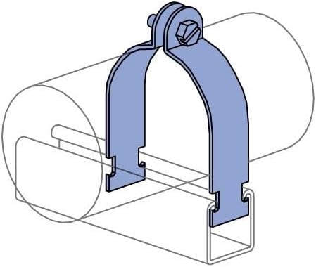 Unistrut Genuine P1115-EG 1-1/2" Rigid Steel Conduit Pipe Strut Clamp for All 1-5/8" Strut Channels