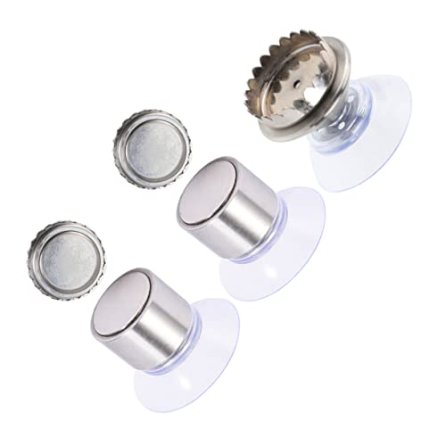 YARNOW 3pièces Porte-Savon Magnétique à Ventouse Étagère De Savon Acier Inoxydable Organisateur De Salle De Bain sans Traces