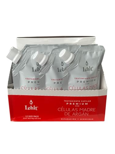 Lehi Trataniento Capilar Premium Células Madre De Argan Caja x 12 und en doypack de 90 Gramos.