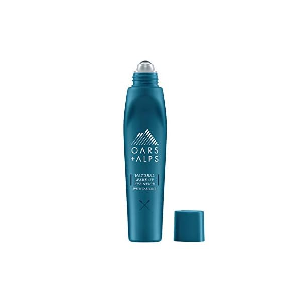 Oars + Alps Wake Up Eye Roller and Eye Depuffer, Dermatologist Tested Skin Care Infused with Caffeine and Aloe Vera, TSA…