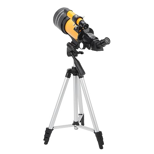 Telescópio de Viagem Portátil, Telescópio Astronômico de Abertura de 70 Mm Tipo de Refração de Alta