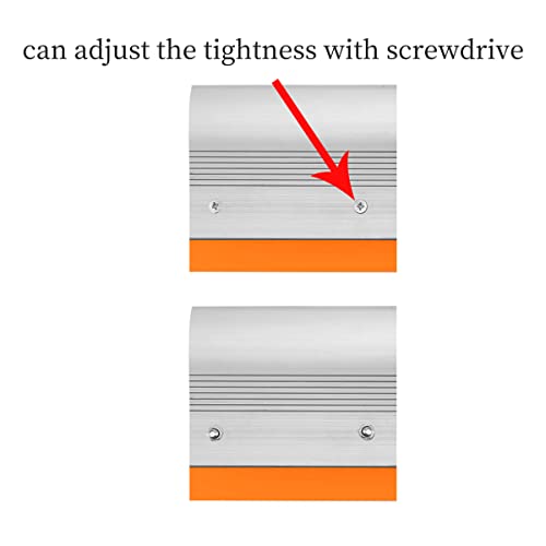 Worown 6 Inch Handle Screen Printing Squeegee, 75 Durometer Ink Scraper, Aluminum Ink Scraper for Screen Printing - Thumbnail 3