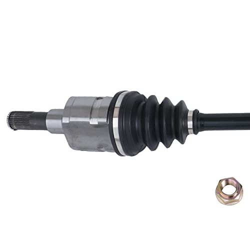 Image of Detroit Axle - Front CV Axle for 2006-2010 Hummer H3 2009-2010 H3T Driver Passenger Side LH RH CV Axle Drive Shaft Assembly Replacement