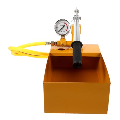 MUCKLILY Hydraulic Pipeline Tester Manual Water Test Pump Pressure Gauge for Hydrostatic Pressure Testing for Home Construction Projects