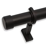 BlastHome® Barra de cortina personalizada de lujo de 18 pies, varillas no ajustables que se conectan para un aspecto