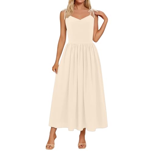 Robe d'été décontractée élégante col en V et dos nu style bohème