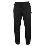  Everlast Herren Gewebte Trainingshose Taschen Kordelzug Schwarz XL