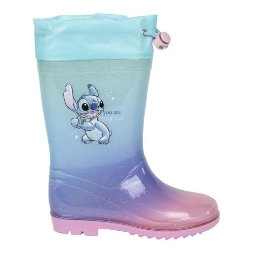 CERDÁ LIFE'S LITTLE MOMENTS Botas Lluvia Stitch Impermeables y Duraderas, Unisex niños, Azul Claro, 29 EU