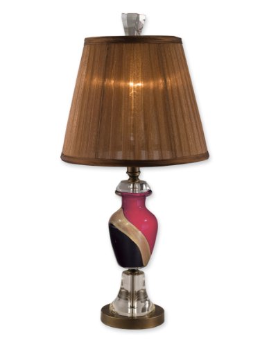 70% Off Discount Dale Tiffany PG80516 Sophistication Table Lamp, Antique Bronze and Fabric Shade