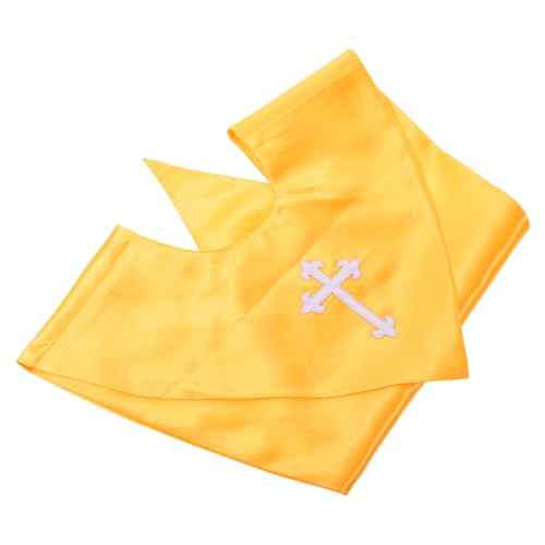 Pañuelo en V de Iglesia para Cantantes Totority con Cruz Bordada