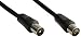 Produktbild Antennenkabel schwarz, Doppelschirmung, gerade, 2,5m, Good Connections®