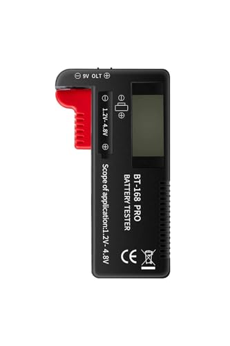 Alkatronik BT-168 PRO Pil Test Cihazı AA AAA C D 9V 18650 16340 14500 10440 1.2V 1.5V 3V 3.7V 4.8V Dijital Ölç