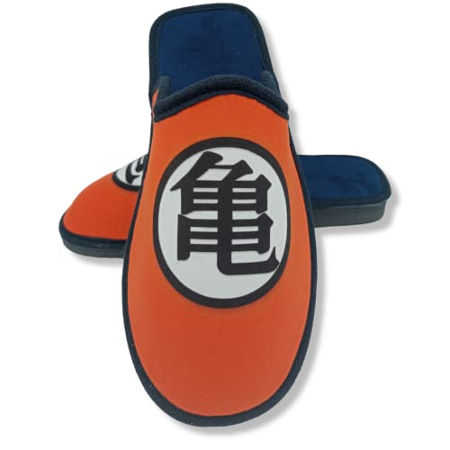 Zapatillas de Estar por Casa - Pantuflas de Hombre - Calzado Destalonado - Calzado Ligero - Zapatillas Originales - Zapatillas Perfectas para Regalar (SON GOKU / BOLA DE DRAGON, numeric_42)